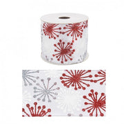 12x Holly Flower Ribbon 4M Display