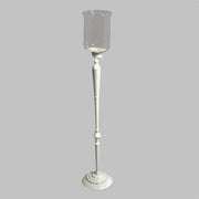 White iron candle holder cm21x21h115