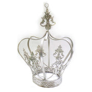 Silver metal crown cm ø18h23