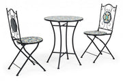 Promo set Positano table with iron chairs