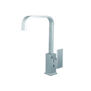 Chrome finish kitchen mixer tap h. 28x24 cm
