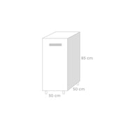 Kitchen cabinet Ash White 1 door Cm 30x50xH 85