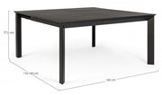 Extendable garden table Konnor anthracite