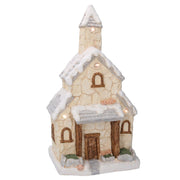 Cream resin house cm27x21h53