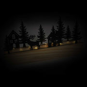 Black led metal tree cm20x4h11