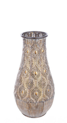 2x Candle Holder Aladdin Bomb Burnished S