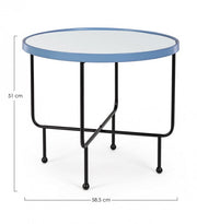Painter Coffee Table W-Mirror To Azz D58.5
