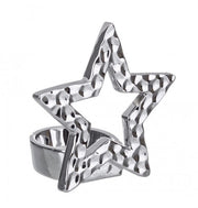 6x Brandy Star Silver Candle