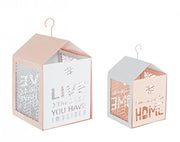 4x Set2 Peach-White Harmony Lantern
