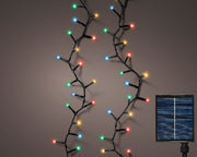 Compact Solar Lights with 8 Sparkling Effect Functions - 2250 cm Length