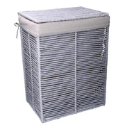 Paper hilary light gray rectangular folding bin cm30x40h55