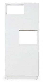 Eloise bookcase 3 doors 3 drawers in wood 180h cm