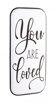 2x Placca Metallo Loved 38X82