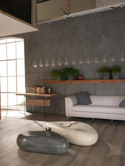 Modern beige stone coffee tables cm 74 x 123 x h 27