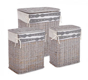 Set3 P.Linen Elegantly Rett Grey