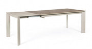 Briva extendable table in dove gray