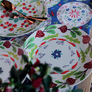 Dinner Service 18 Pieces Bio Porcelain Multicolor