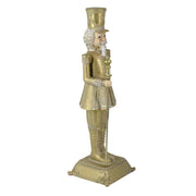 Gold resin soldier cm10x10h31,5