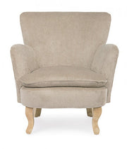 Vintage style dove gray armchair