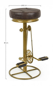 Cycle Gold Bar Stool H80