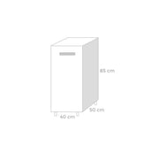 Kitchen cabinet Ash White 1 door Cm 40x50xH 85
