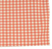 Orange checkered tablecloth jm-2156 cm. 140x140