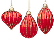 Red Vt Segment Pendant Set of 12