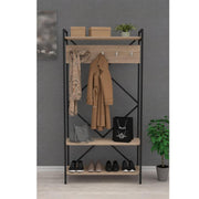 Navis sonoma oak entrance furniture with coat hanger and rack