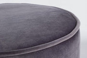 Annika dark gray modern coffee table-ottoman combo set
