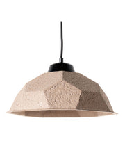 Pendant lamp with recycled cardboard shade D35xD35x160h cm