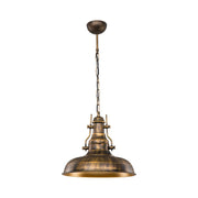 Tarus pendant lamp industrial style antique gold MDL4468
