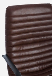 Gregory brown leatherette office armchair