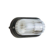 Small E27 black oval industrial line ceiling light