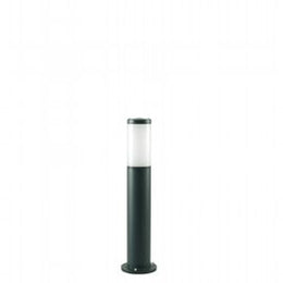 Cast Aluminum Pole with Opal Diffuser - 180mm Height, 60mm Diameter, IP43 Black