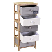 Chest of drawers Brenda button 5 drawers cm40x29xh90