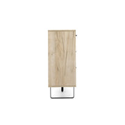 Sideboard 2 doors 3 drawers colored gray oak 160x35xh.86 cm