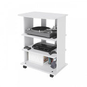 White Ash TV trolley 3 shelves Cm 60x45xH 81