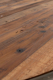 Industrial display unit with roof and wheels D103X199h cm