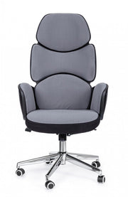 Armstrong upholstered gray-black office armchair