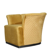 Argentario Berger armchair ocher black base