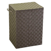 Rectangular 1-3 cm40x30x55 dove gray lined polyester basket