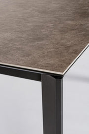 Briva extendable table gray black