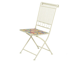 Bistrot Bilbao Outdoor Chair In Folding Iron