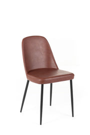 Set of 4 Soft-Touch Chairs - 52cm x 45cm x 85cm