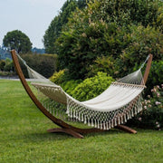 Wooden hammock stand