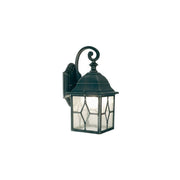 Bottom Wall Lamp E27 rice line blacksilver