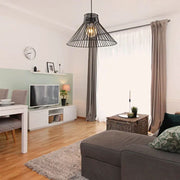 Panama MDL4135 black metal wire pendant lamp