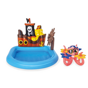Pirate ship inflatable swimming pool