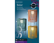Iron table solar lamp