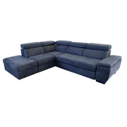 Lughen sofa bed with container for 5 reversible elements in aqua green colour